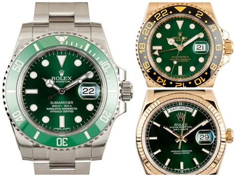 rolex green brand|rolex green color.